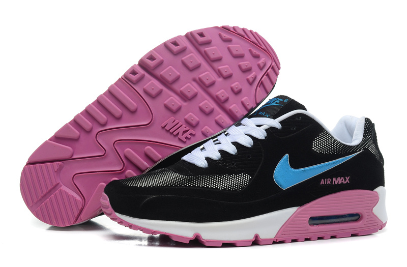 Nike Air Max Shoes Womens Black/Blue/White Online
